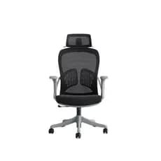 Cadeira de Escritório Astrella Ergonômica com Apoio de Cabeça e Braços Kaus Preto