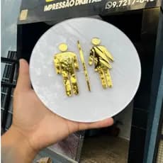 Placa de Banheiro / Placas de Porta