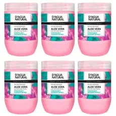 Kit 6 Unidades Gel Pós-Depilação Dagua Natural Aloe Vera Pós-Sol e Pós-Barba 750g