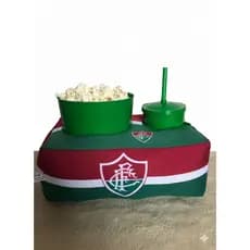 Almofada Porta Pipoca Tema Fluminense