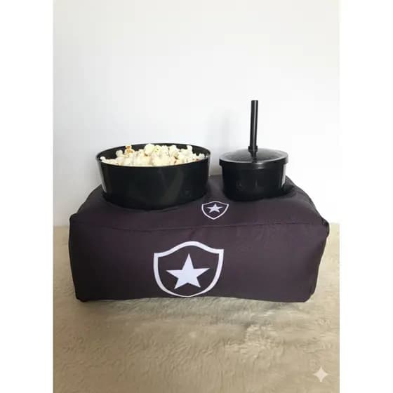Almofada Porta Pipoca Tema Time Botafogo