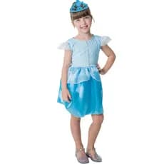 Kit Infantil Fantasia Princesa Azul Bloguerinha Fantasia Princesa Aniversario