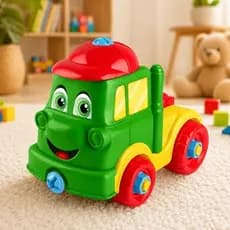 Caminhao Infantil Brinquedo Eletronico Educativo Cebolinha Som Luzes