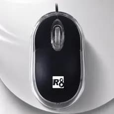 Mouse Óptico usb Fio 1200dpi PC notebook alta sensibilidade plug and play