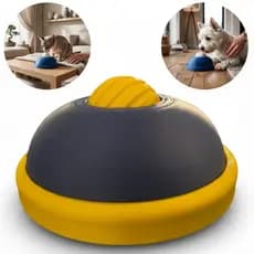 Lambedor Pet Iogurte com Bolinha Rotativa Giratória Brinquedo cachorro Interativo Reduz Ansiedade