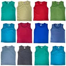 Kit 05 Camisetas Regatas Menino Roupas Infantil Verão kids