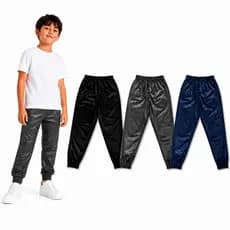 Kit Com 02/03 Calças de Frio Infantil Jogger Escolar Masculina 02 a 08 anos