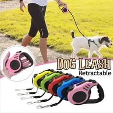 Kit Com 2 Coleiras Guia Retrátil Cachorro Passeio Pets Kapbom De 3 Metros Cada