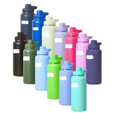 Garrafa Térmica De Água Com Tampa Rosquear E Alça MODA De 950ml (Academia, Trabalho, Viagens)