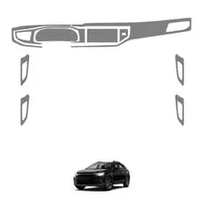 Película PPF Proteção Kit Interior Completo Volkswagen Nivus 200 TSI 2022 2023 2024 2025 2026 TPU Anti Risco