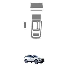 Película PPF Proteção Kit Console Central Ar Multimídia Chery Tiggo 7 Pro 2026 Transparente TPU Anti Risco