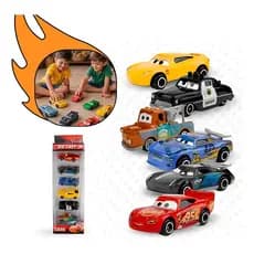 Kit 6 Carrinhos Miniatura Metal Carros 3 - O Filme Relâmpago Mcqueen Brinquedos Colecionador Diversão Infantil