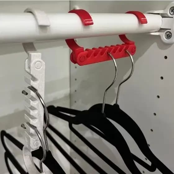 Organizador De Cabide Para Guarda Roupa Economiza Espaço