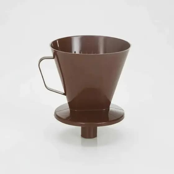 Coador de Café Plástico Ercaplast Porta Filtro 102 Marrom 13x10,5cm top