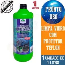 Limpa Vidros com Protetor Teflon Maxbio 1L para Janelas e Superfícies de Vidro