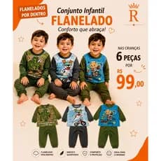 ⚡️CONJUNTO MOLETOM INFANTIL PELUCIADO⚡️
