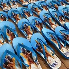 Nathpatch - Chinelo de Dedo de Borracha Personalizado