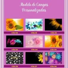 Canga Personalizada, Pareo Personalizada com o seu Nome ou Frase Coleção Flores