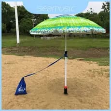 Estaca Plástica Durável Da Base Do Guarda-Chuva Praia Para O Sol À Prova De Vento Estabilidade Fixação E