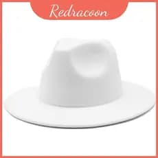 Fedora De Lã De Verão Com Guarda-Sol Largo E Material Ventilado Para Moda Masculina Feminina