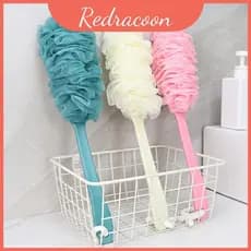 Escova Longa Premium Do Chuveiro Banho Punho Com Construção Durável E Bucha Esfoliante Da Malha