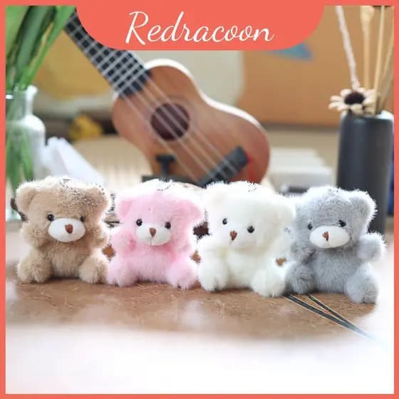 Adorável Brinquedo De Pelúcia De Coelho Cinza Com Chaveiro Para Presente E Lembrancinha De Festa