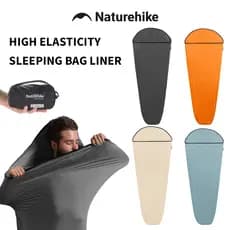 Naturehike Saco De Dormir Forro Ultraleve Elástico Viagem Hotel Folha Ao Ar Livre Caminhadas Acampamento Trem NH17N002-D