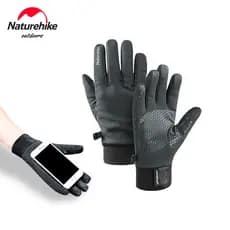 Luvas Antiderrapantes Naturehike De Dedo Completo Inverno Para Ciclismo De Corrida Equipamento Caminhadas À Prova D'água