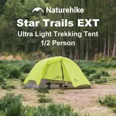 Naturehike Star Trails EXT Tenda Ultraleve De Trekking Semi-Autono 10D Nylon Mochila Ao Ar Livre Montanhismo Profissiona