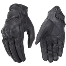 ICON Retro Luvas De Motocicleta De Couro Real Motocross Unisex Motociclismo Quentes Alpinestars