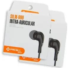 kit de 10 fone de ouvido borracha entrada pino p2 alto de qualidade fo-11 pmcell