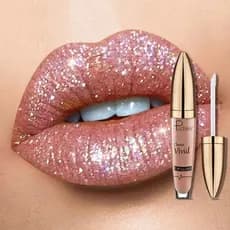 18 Cores Brilho Diamantado Labial Brilhante Mate Para Batom Líquido Maquiagem Em Pérola À Prova D'água