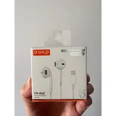 Fone De Ouvido Com Fio Premium Com Microfone Para iPhone A`gold FN-A62