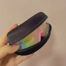 Kit 5/10 Estojo de ziper pra oculos de sol tamanho normal e ampliado e bicicleta