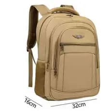 Mochila De Lona Alta Qualidade C/Repartição De Notebook Resistente Grande Capacidade Luxor De Viagem