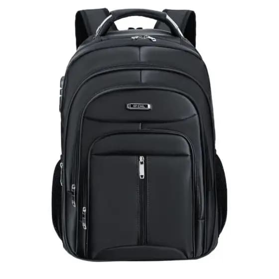 Mochila Grande C/Cadeado Cabo de Aco Impermeável Faculdade Executivo Reforçada Notebook Cadeado 8109