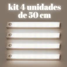 Lâmpada noturna LED com sensor de movimento sem fio USB recarregável para lâmpada de armário de cozinha guarda-roupa