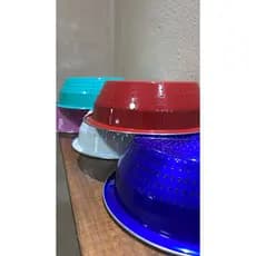 Escorredor Para Lavar Arroz Massas 24 Cm color