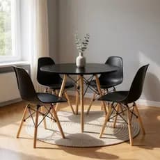 Kit com 4 Cadeiras Eames – Sofisticação e Conforto para Qualquer Ambiente