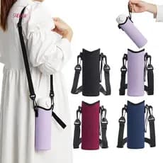 Bolsa Térmica Para Garrafa Saco De Água Para Garrafas Porta Copos-Sacos Isolantes Portáteis Com Alça Tampa Pacco Bolsas