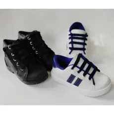 Kit 2 Pares Tênis /Bota Voltas Aulas Infantil Menino Casual Estiloso Super Confortável do 20 ao 27