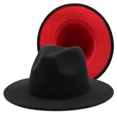 Chapéu Fedoras De Feltro Panamá Para Jazz Masculino Homens