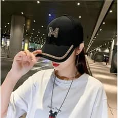 Boné De Beisebol Feminino Bling Moda Feminina Bonés Com Strass Snapback
