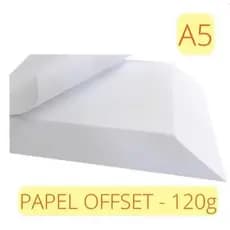 Papel Offset Sulfite 120g A5 250 Folhas