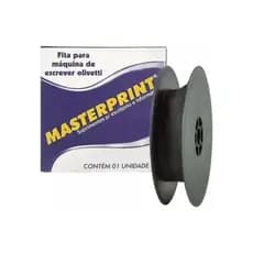 Fita Para Máquina De Escrever Olivetti 13mmx8m  - Preto - (Diversas Quantidades) - Masterprint
