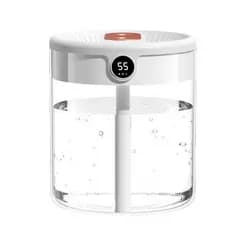 Umidificador Ar Portátil 1,25L Silencioso LED Sem Fio para Quarto Sala Carro Anti Ar Seco Portatil