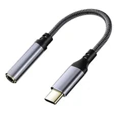 Adaptador Tipo-c Para P2 Jack 3,5 Mm Fone De Ouvido