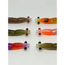 Kit Camarão Artificial 5,5cm - Escolha cores e Quantidade