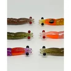 Kit 36un Camarão Artificial Makai 5,5cm - Cores Aletórias