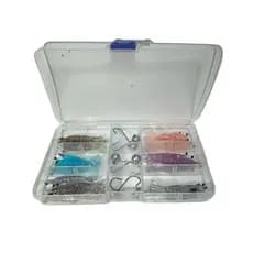 Kit 30un Isca Camarão Artificial 5,5cm Makai